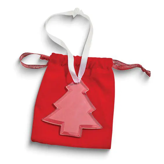 Curata House Shaped Beveled Glass Ornament