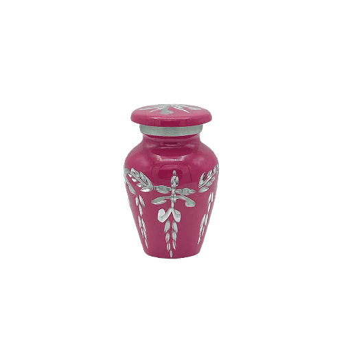 KEEPSAKE -1100- Diamond Cut Alloy Urns(2)