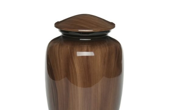Adult Classic Alloy Urn 4040 Wood Grain Look