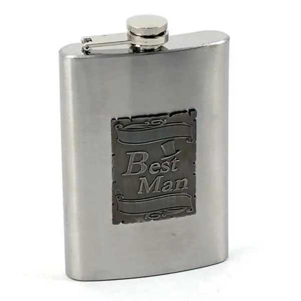 Best Man Flask +8oz 1 Best Man FLASK +8oz