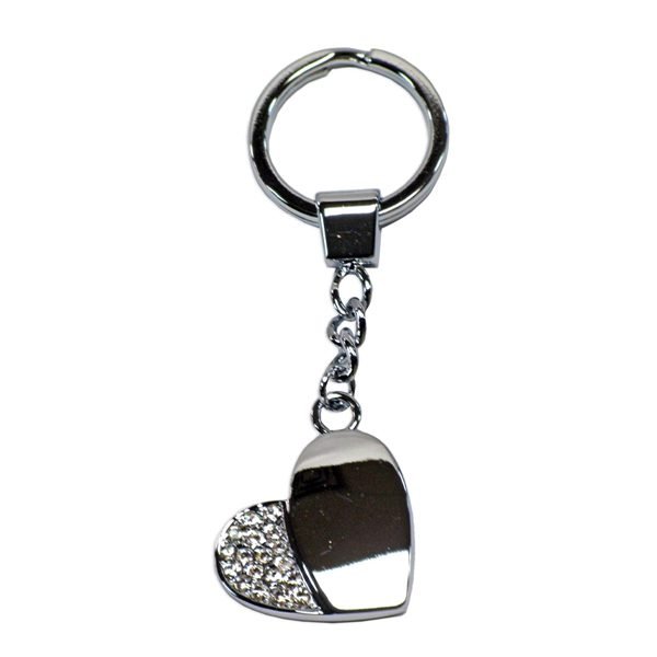 Heart Crystals Keychain