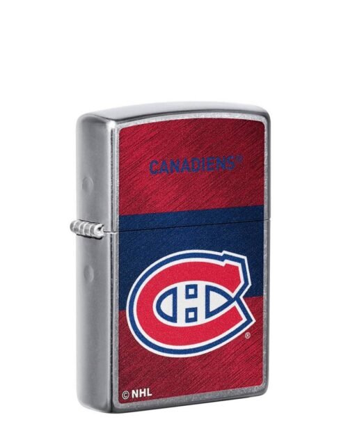 Zippo NHL Montreal Canadiens Lighter Silver engraved Canada
