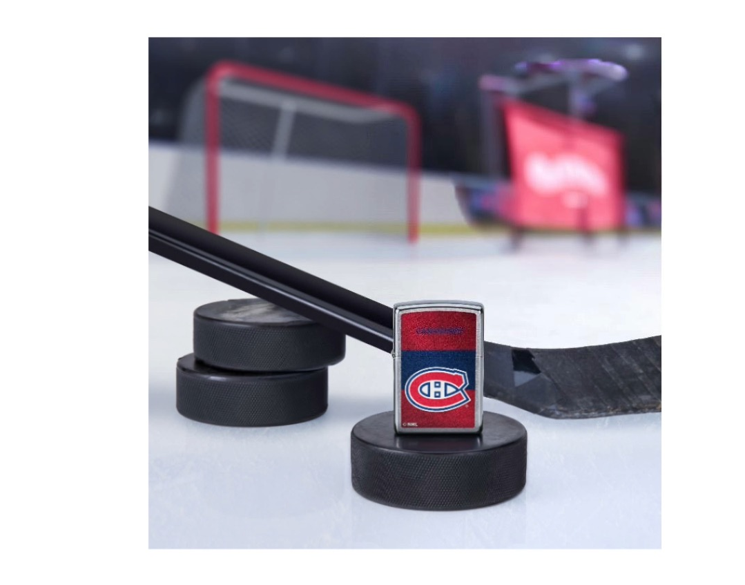 Zippo NHL Montreal Canadiens Street Chrome Silver Lighter (Engraved) 3 Zippo NHL Montreal Canadiens Street Chrome Silver Lighter gift Canada