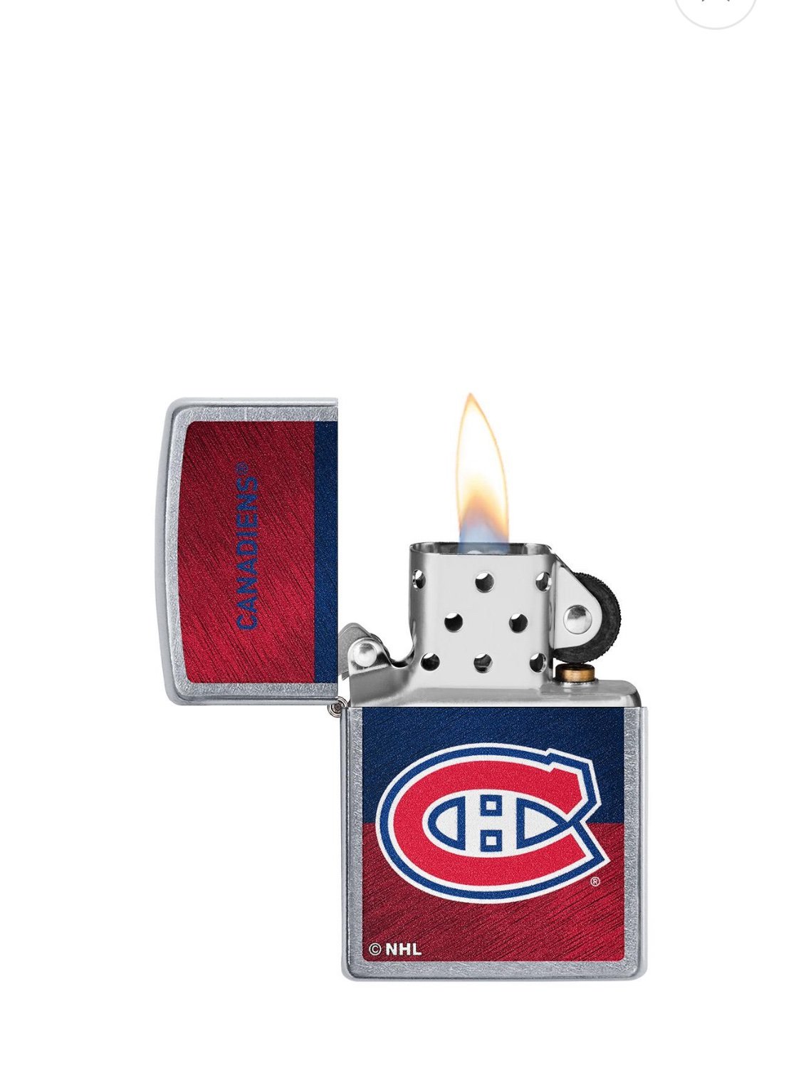 Zippo NHL Montreal Canadiens Street Chrome Silver Lighter (Engraved) 2 Zippo NHL Montreal Canadiens Street Chrome Silver Lighter personalized Canada