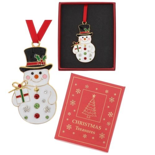 Xmas Treasures Happy Snowman