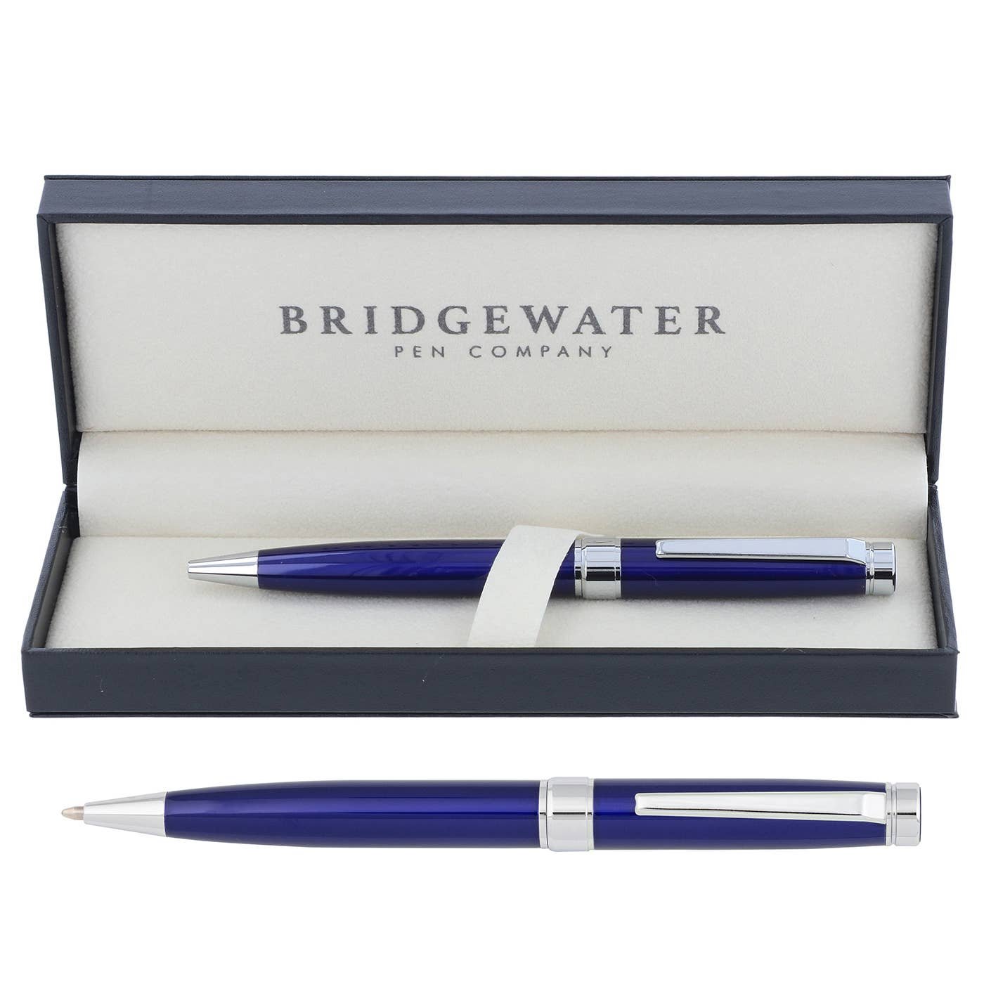 Bridgewater Galway Electric Blue Ball Pen 1 Personalized electric blue ballpoint pen — Bridgewater Galway, engraved graduation gift Canada